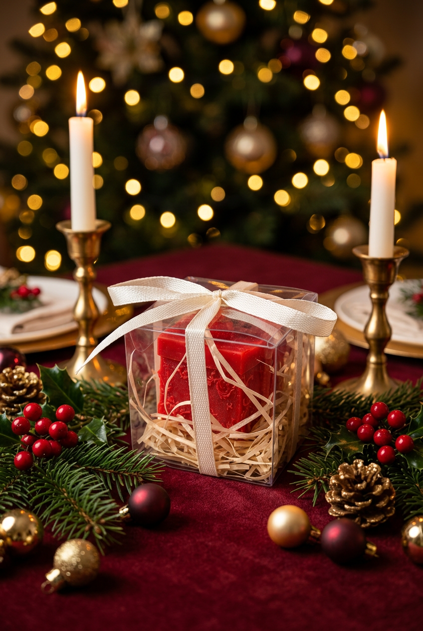 Pudełko ze świeczką Prezent