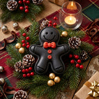 Ręcznie wykonana świeca ozdobna w formie piernikowego ludzika o zapachu Christmas Moments.